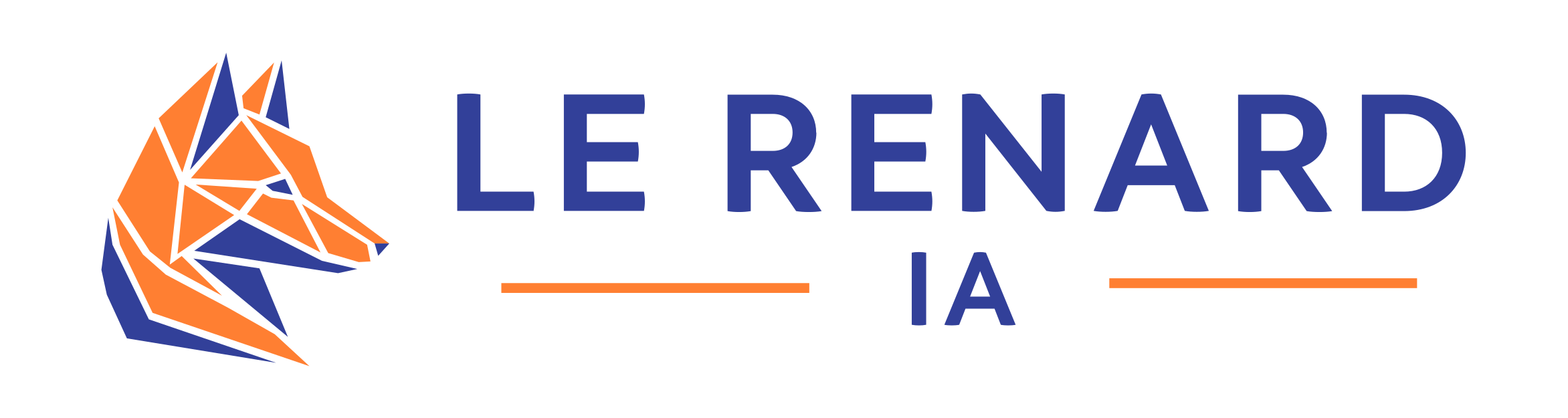Logo horizontal société Le Renard IA